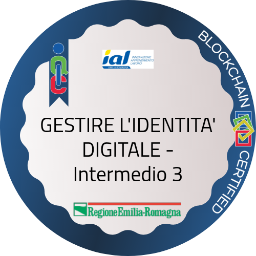 GESTIRE L'IDENTITA' DIGITALE - Intermedio 3